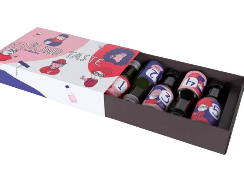 Caja personalizable vino