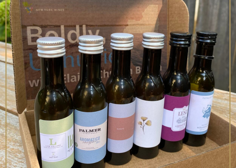 6 samples of american wines Eco-Friendly Kraft Box