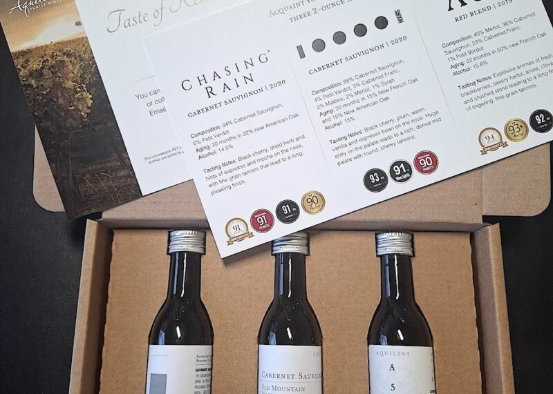 5 CL wine sample kraft box